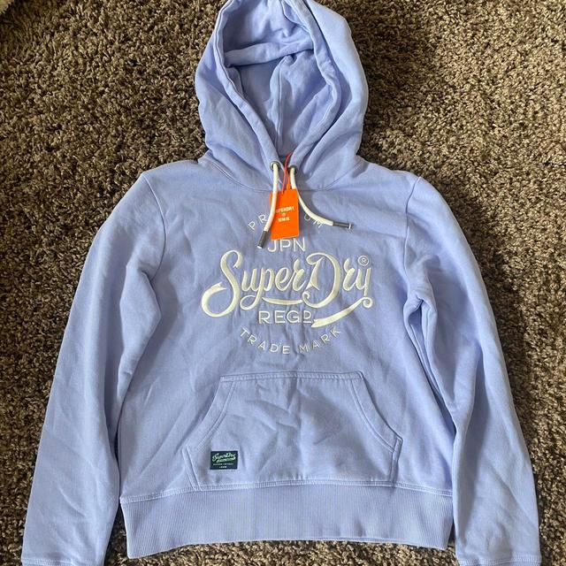 Superdry Women's Hoodie - Blue - 10 on Productcaster.