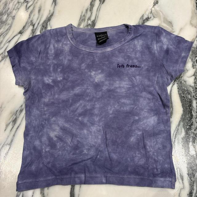 Urban Outfitters Women's Crop top - Purple - S on Productcaster.