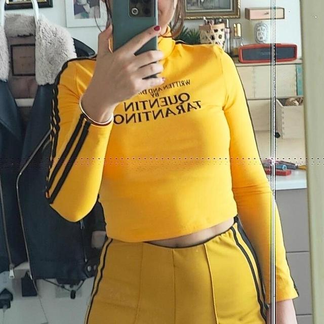 Women's Crop top - Yellow - 8 on Productcaster.