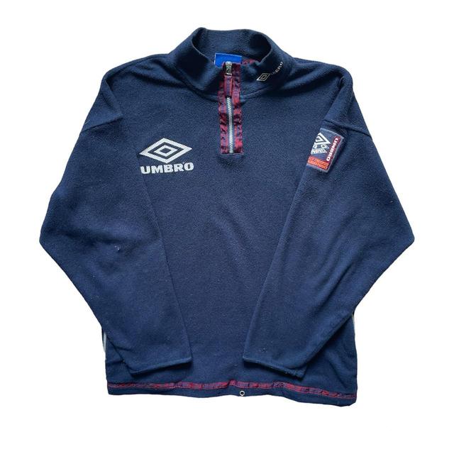 Umbro Men's Jumper - Navy - L on Productcaster.