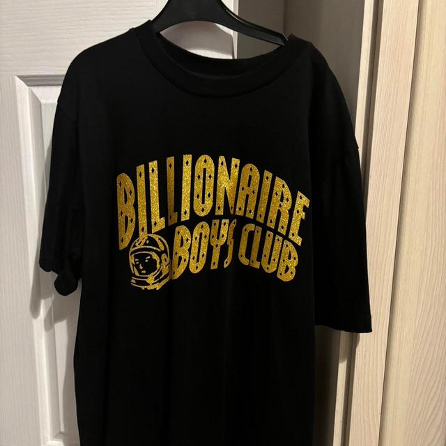 Billionaire Boys Club Men's T-shirt - Black/Gold - S on Productcaster.