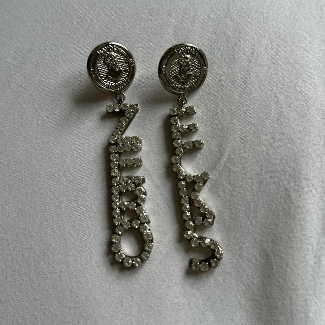 Women's Earrings - Silver on Productcaster.