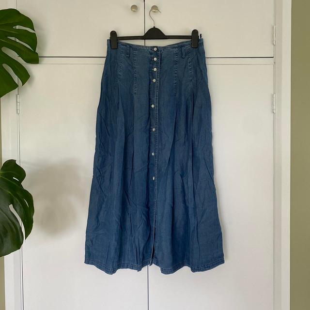 Vintage Supply Women's Casual Skirt - Blue - UK 14 on Productcaster.