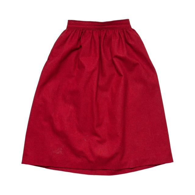 Vintage Women's Midi Skirt - Red - One size on Productcaster.