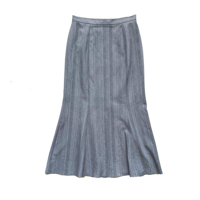 Vintage Women's Maxi Skirt - Grey - M on Productcaster.