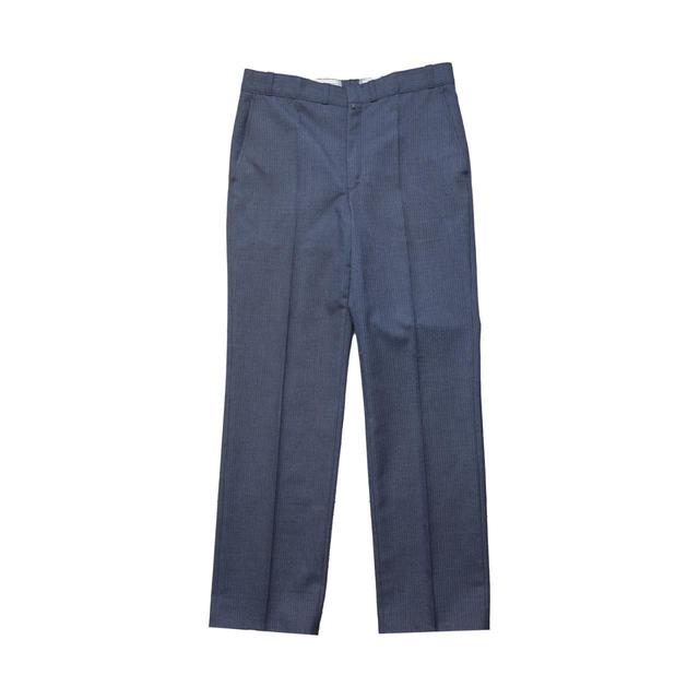 Vintage Men's Straight leg Trousers - Navy/Blue - 33" on Productcaster.