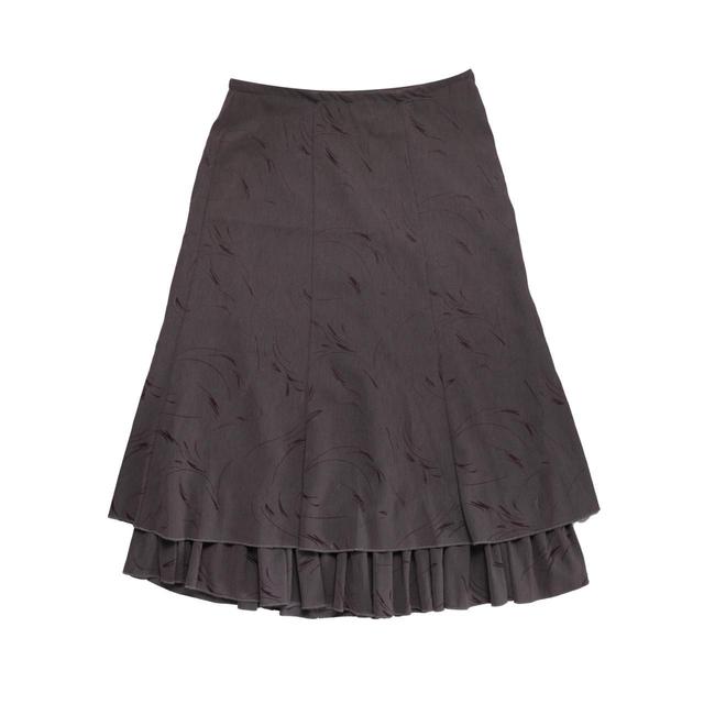 Vintage Women's Midi Skirt - Brown - S on Productcaster.