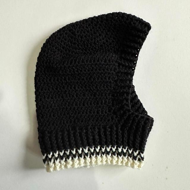 Handmade Women's Crochet Hat - Black on Productcaster.