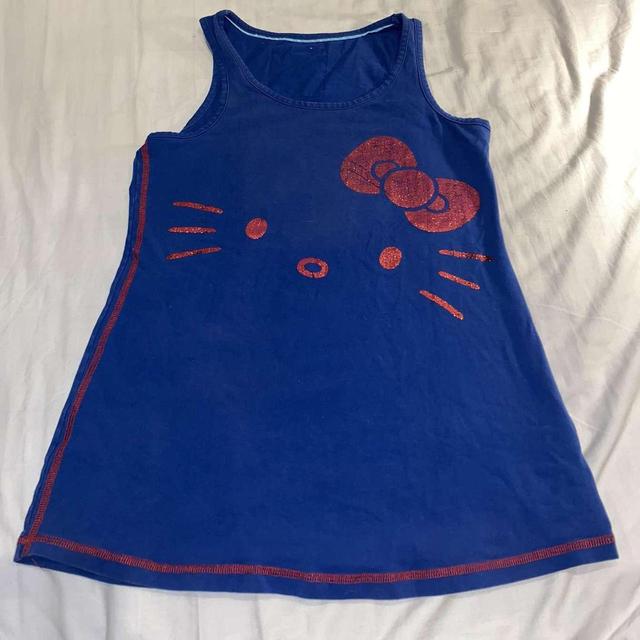 Hello Kitty Women's Vest - Blue/Navy - 10 on Productcaster.