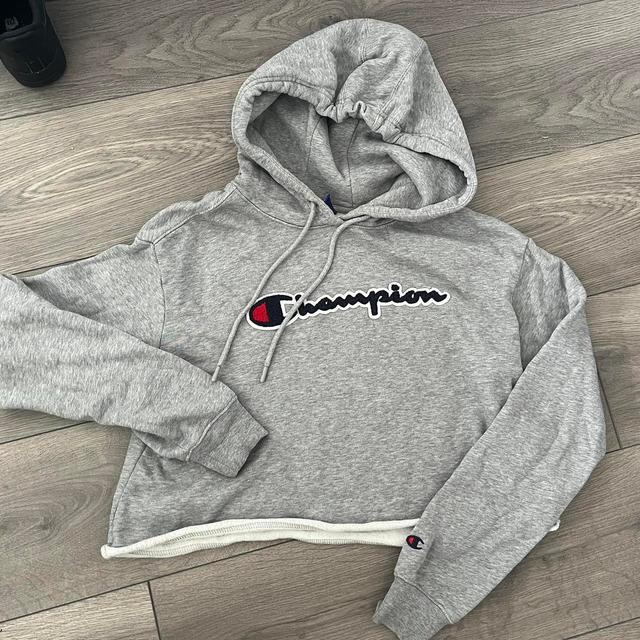 Champion Women's Hoodie - Grey - S on Productcaster.