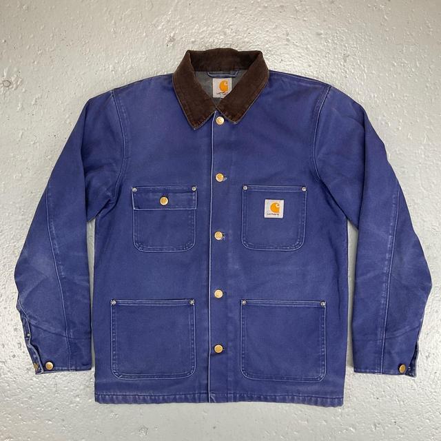 Carhartt Men's Jacket - Blue - M on Productcaster.