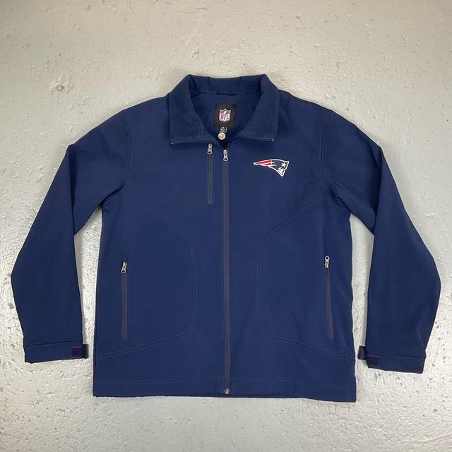 NFL Men's Varsity Jacket - Navy - L on Productcaster.