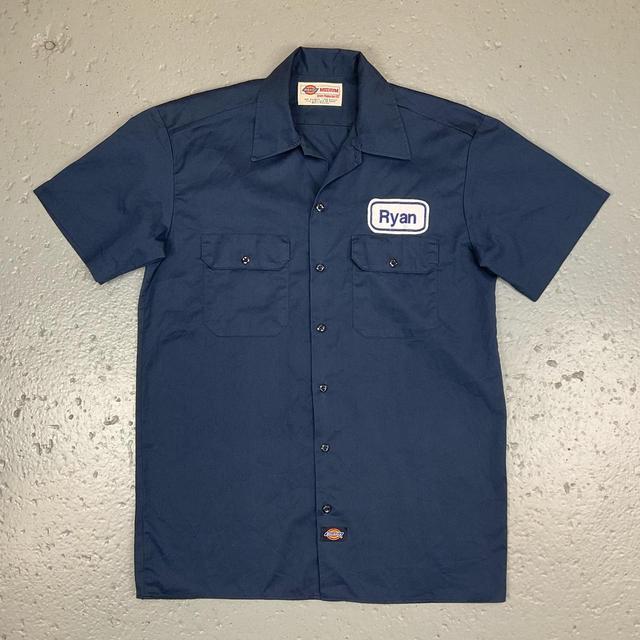 Dickies Men's Shirt - Blue/Navy - M on Productcaster.