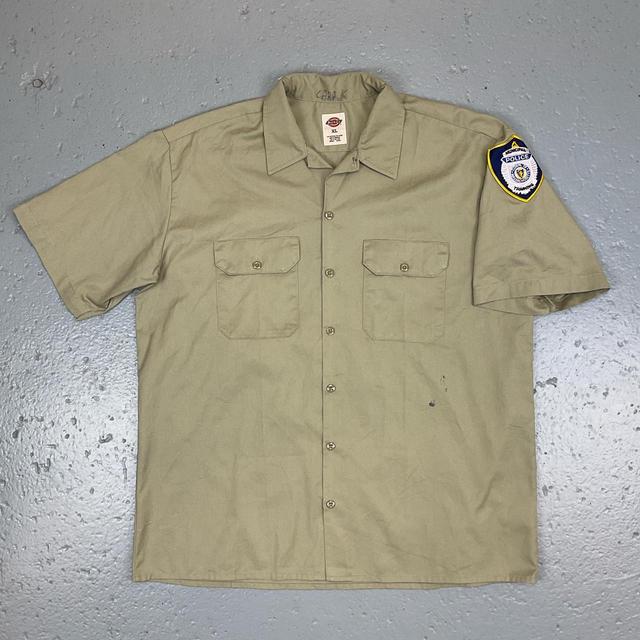 Dickies Men's Shirt - Tan/Cream - XL on Productcaster.