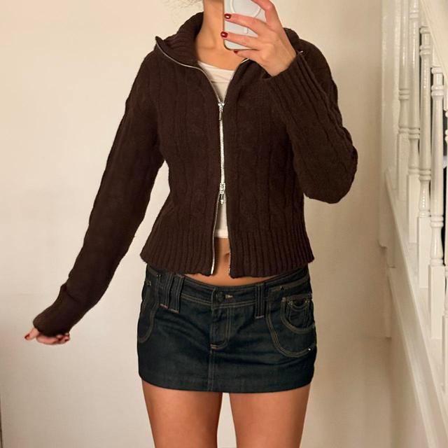 Hollister Co. Women's Cardigan - Brown - 8 on Productcaster.