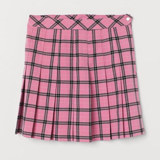 H&M Women's Mini Skirt - Pink - UK 12 on Productcaster.