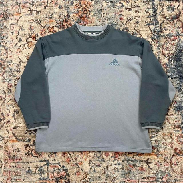 Adidas Men's Sweatshirt - Blue - S on Productcaster.