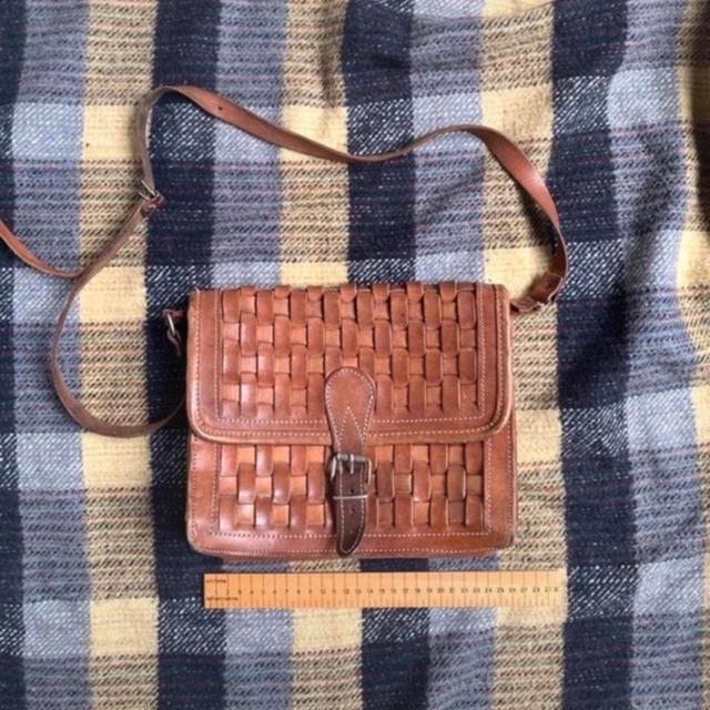 Vintage Women's Crossbody bags - Brown/Tan on Productcaster.