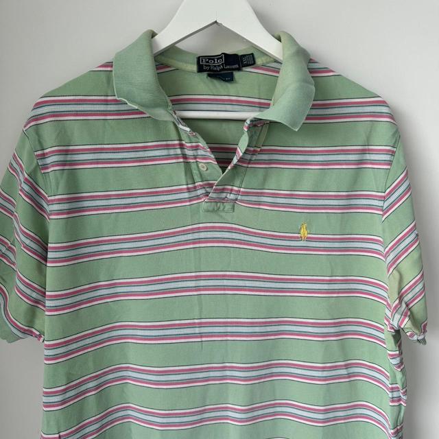 Polo Ralph Lauren Men's Polo shirt - Green/Multi - XXL on Productcaster.