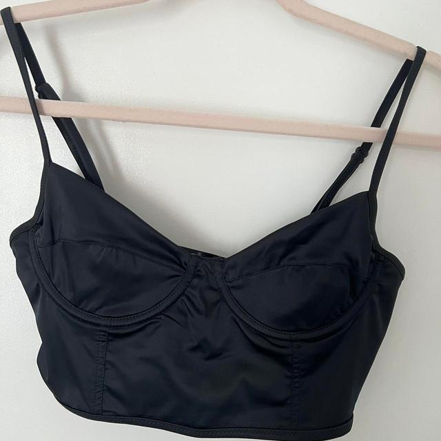 Zara Women's Crop top - Black - S on Productcaster.