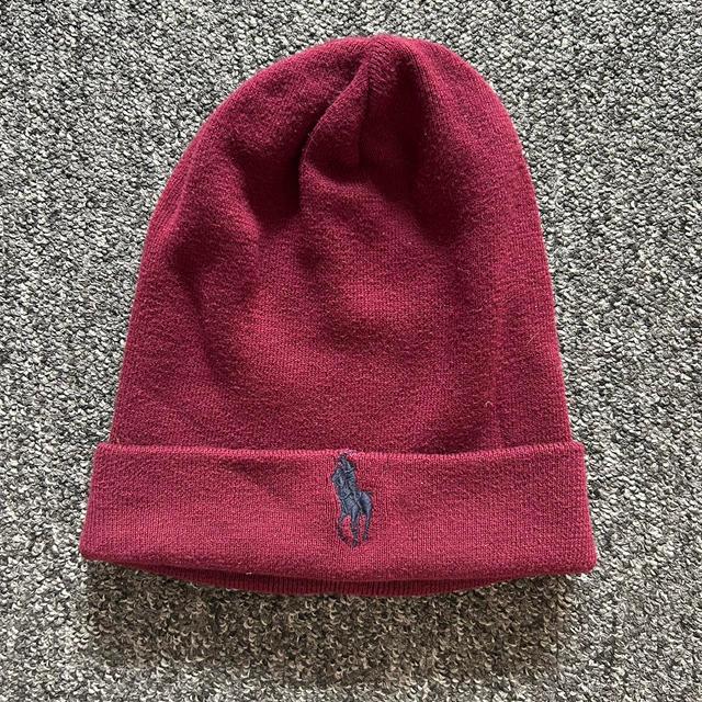 Polo Ralph Lauren Men's Beanies - Burgundy on Productcaster.