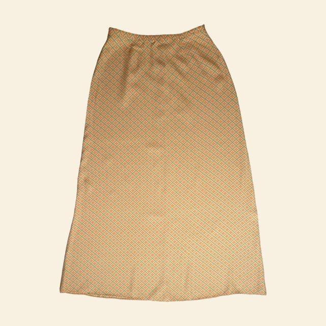 Vintage Women's Maxi Skirt - Green - S on Productcaster.