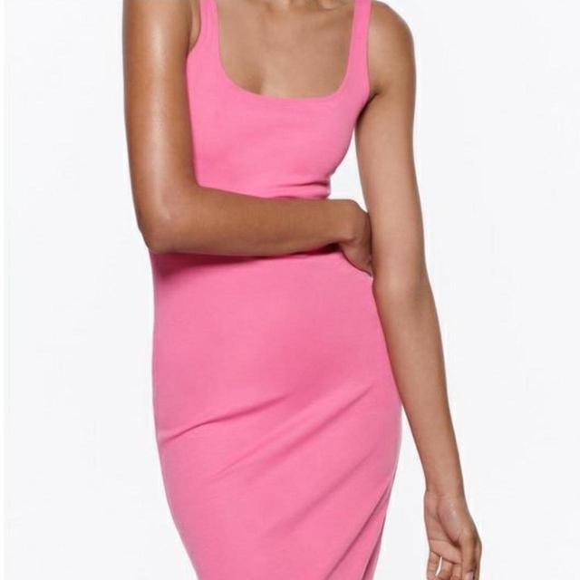 Zara Women's Bodycon Dress - Pink - M on Productcaster.