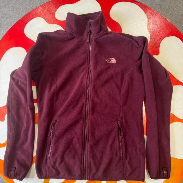 The North Face Women's Sweatshirt - Burgundy/Pink - M on Productcaster.