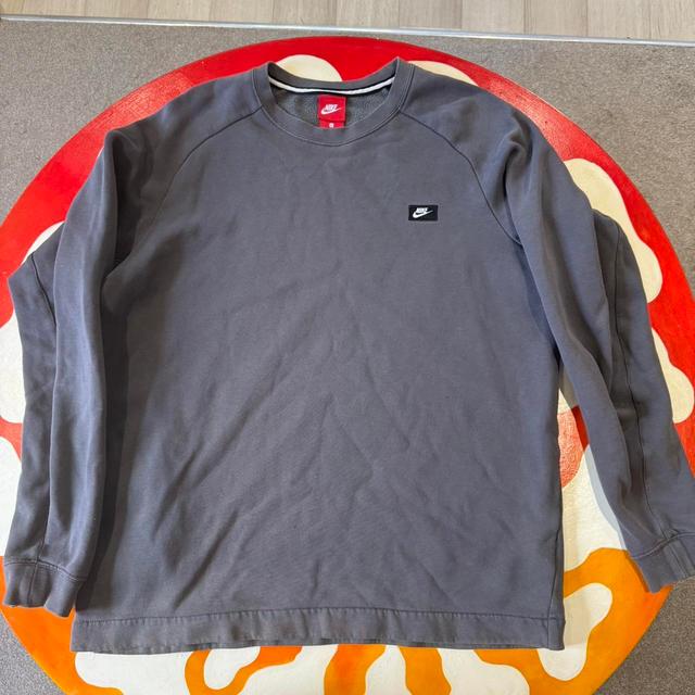 Nike Men's Sweatshirt - Grey - L on Productcaster.