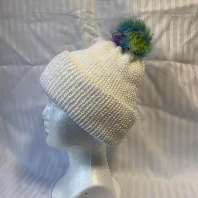 Handmade Women's Beanies - White on Productcaster.