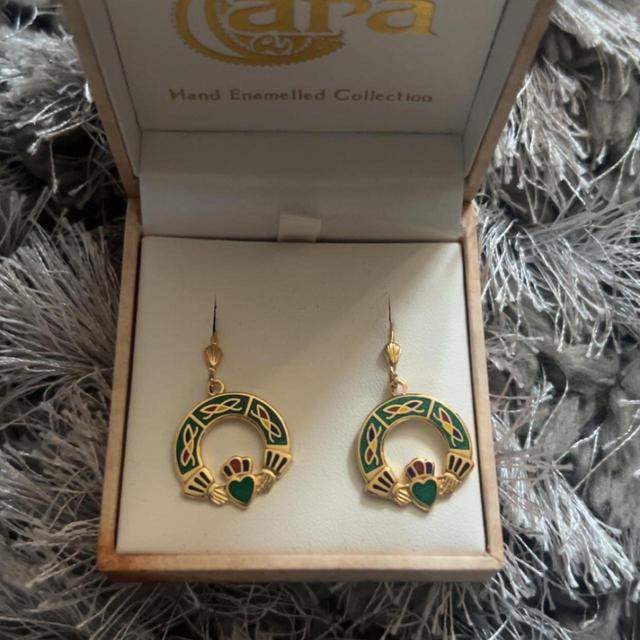 Women's Earrings - Gold/Multi on Productcaster.