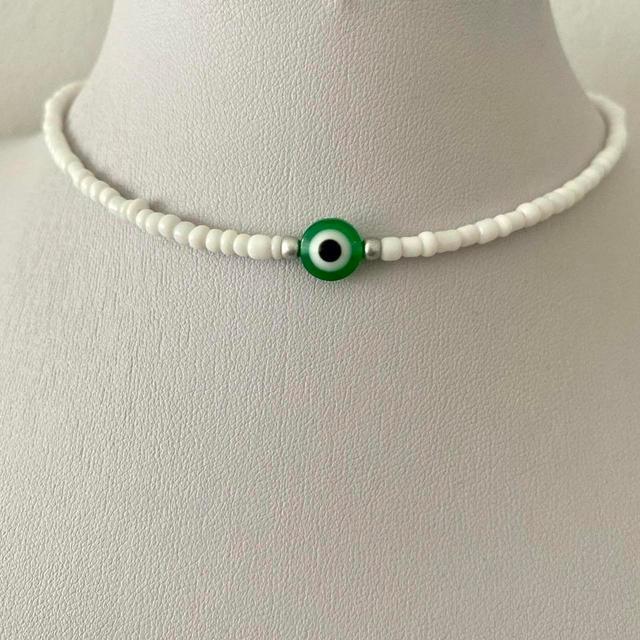 Women's Necklace - White on Productcaster.