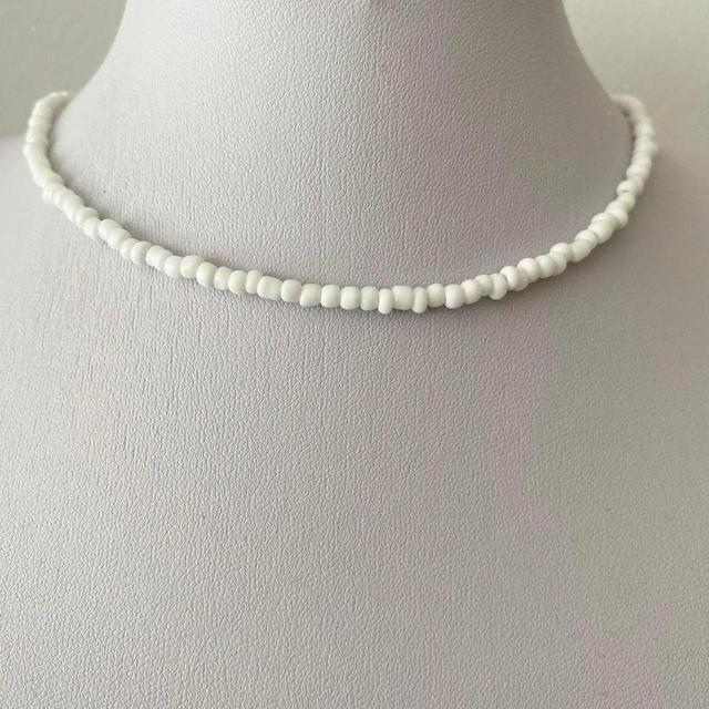 Women's Necklace - White on Productcaster.