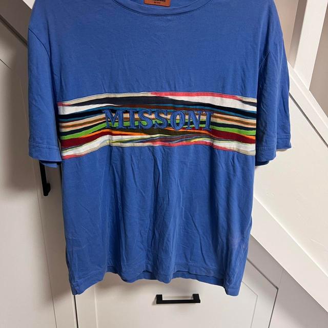 Missoni Men's T-shirt - Blue - L on Productcaster.