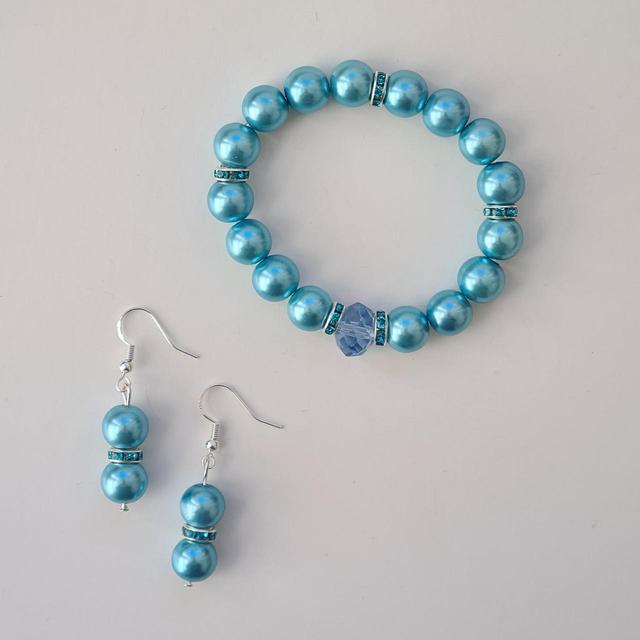 Vintage Women's Jewellery - Blue on Productcaster.