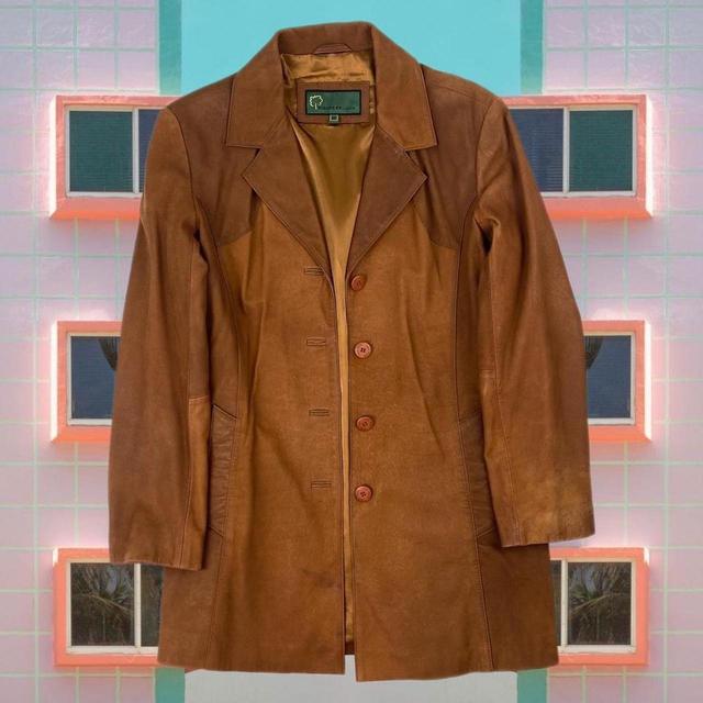 Vintage Women's Lightweight Jacket - Brown - UK 10 on Productcaster.