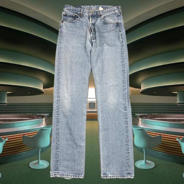 Levi's Women's Jeans - Blue/White - 30" on Productcaster.