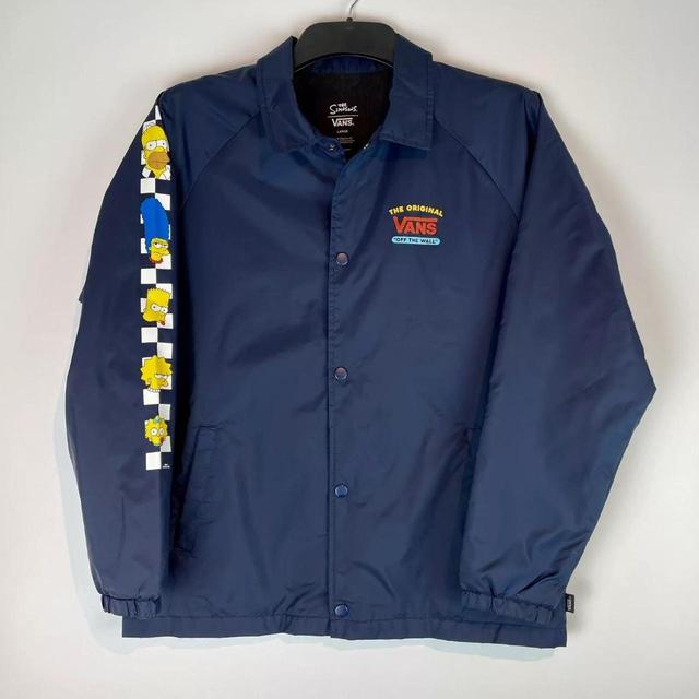 Vans Kids' Lightweight Jacket - Navy/Blue - 12 years on Productcaster.