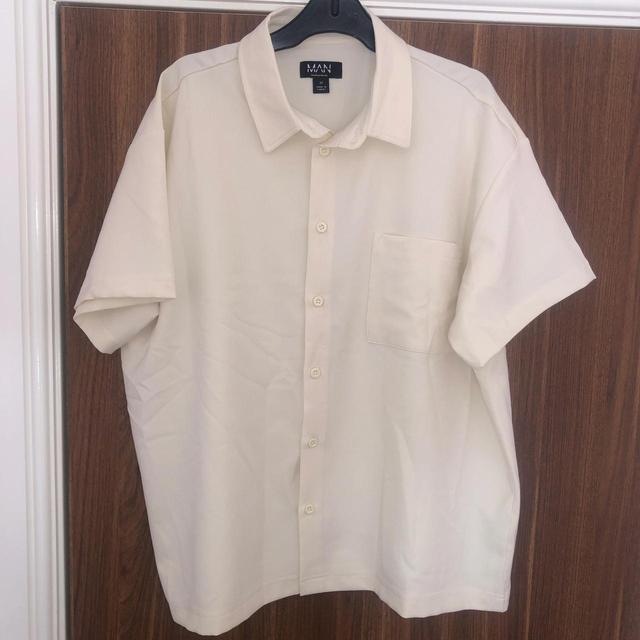 Boohoo Men's Shirt - Cream - M on Productcaster.