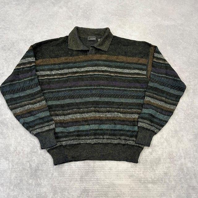 Vintage Men's Jumper - Brown - L on Productcaster.