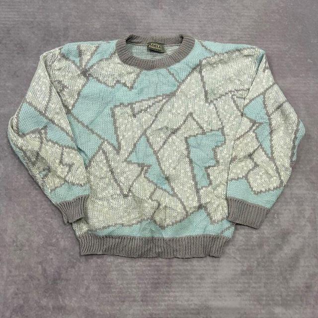 Vintage Men's Jumper - Grey - S on Productcaster.