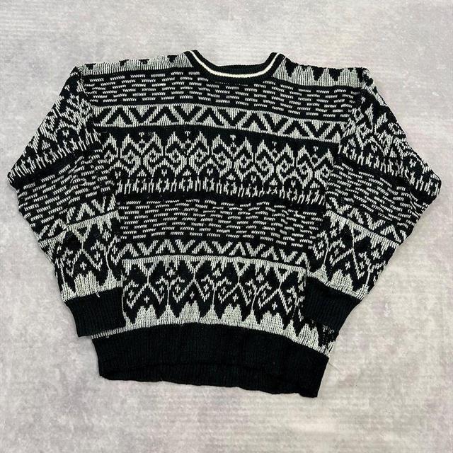 Vintage Women's Jumper - Black - L on Productcaster.