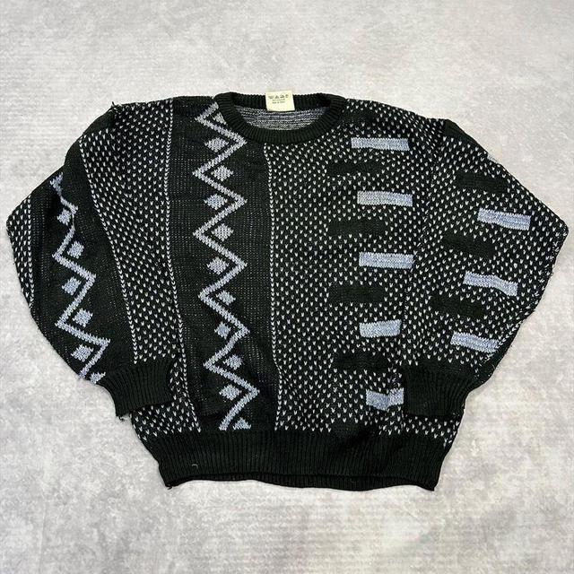 Vintage Men's Jumper - Black - XL on Productcaster.