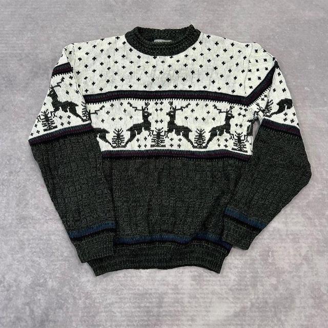 Vintage Women's Jumper - Grey - S on Productcaster.