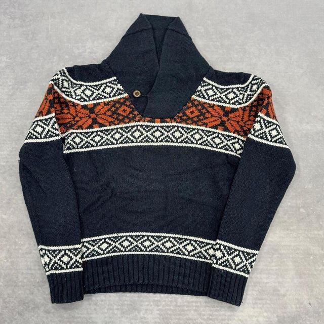 Vintage Men's Jumper - Blue - M on Productcaster.