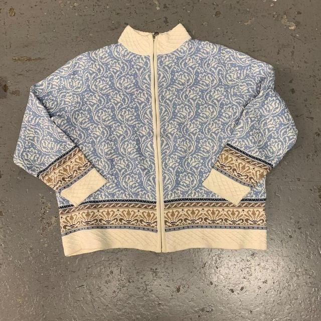 Vintage Women's Cardigan - Blue - XL on Productcaster.