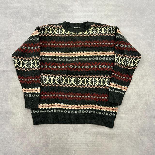 Vintage Men's Jumper - Multi - M on Productcaster.