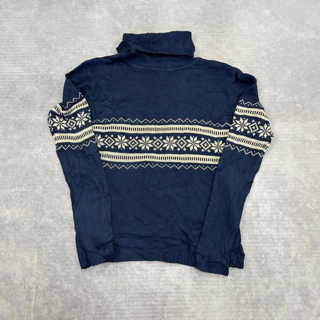 Vintage Women's Jumper - Blue - S on Productcaster.