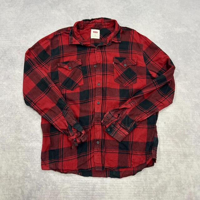 Wrangler Women's Shirt - Red/Black - XL on Productcaster.