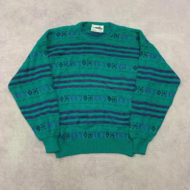 Vintage Men's Jumper - Multi - M on Productcaster.